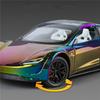 1/24 Tesla Roadster Alloy Electric Sports Car Model Diecasts Metal New Energy Vehicles Car Model Sound Light Simulation Kids Toys Gift