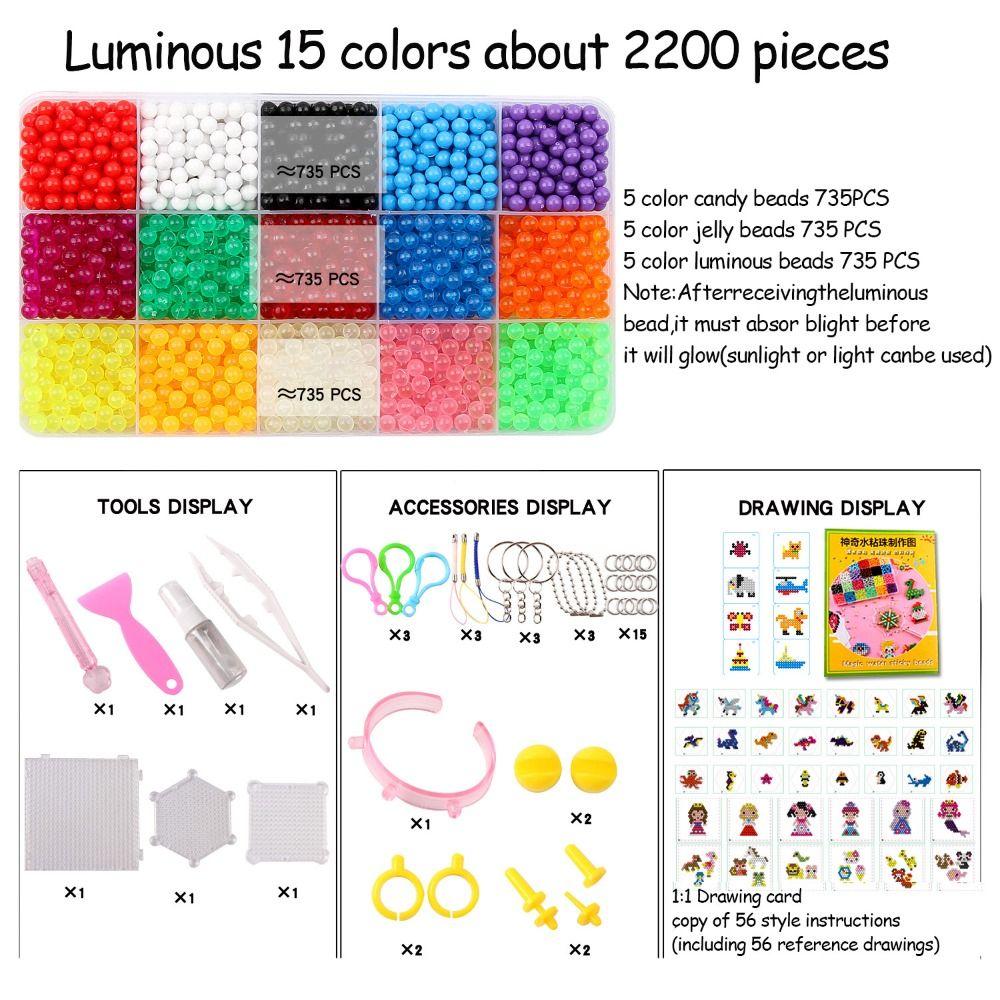 DIY Material Set Magic Beads DIY Set Magic Water Beads DIY Craft Kit Handmade Materials
