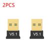 V5.1 Wireless Usb Bluetooth-compatible 5.1 Adapter Aux Transmitter Music Receiver Adapter 2.4GHz Handsfree Dongle For Pc Laptop