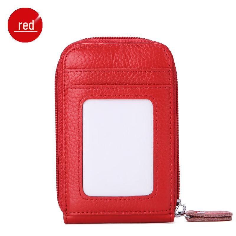 

Mi Ling Genuine Leather RFID Blocking Accordion Card Holder