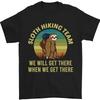 Sloth Hiking Team Funny Trekking Walking Unisexs T Shirt 100 Cotton Vintage Comfortable Unisex Stylish Fashion