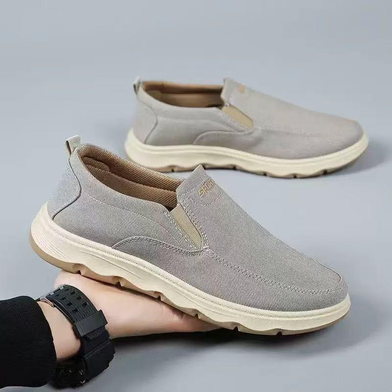 

New men s shoes autumn breathable new casual lazy cloth shoes canvas shoes men s 44