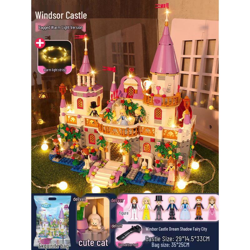 Princess Castle Building Blocks Compatible with Lego: Assembly Educational Toy for Girls