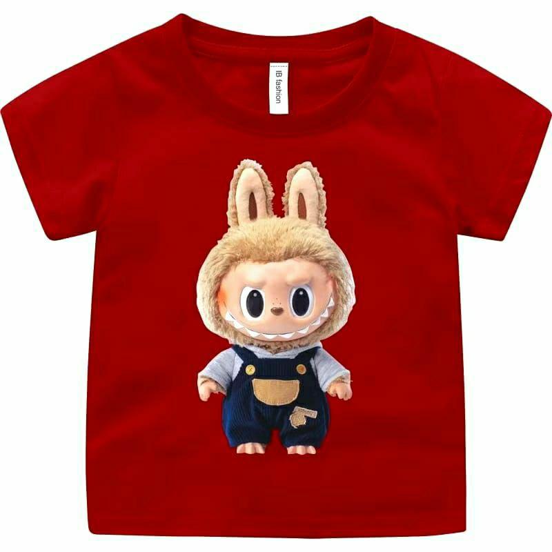 LABUBU Girls' T-shirts 3-16 Years Boys' T-shirts Unisex Children's Tops