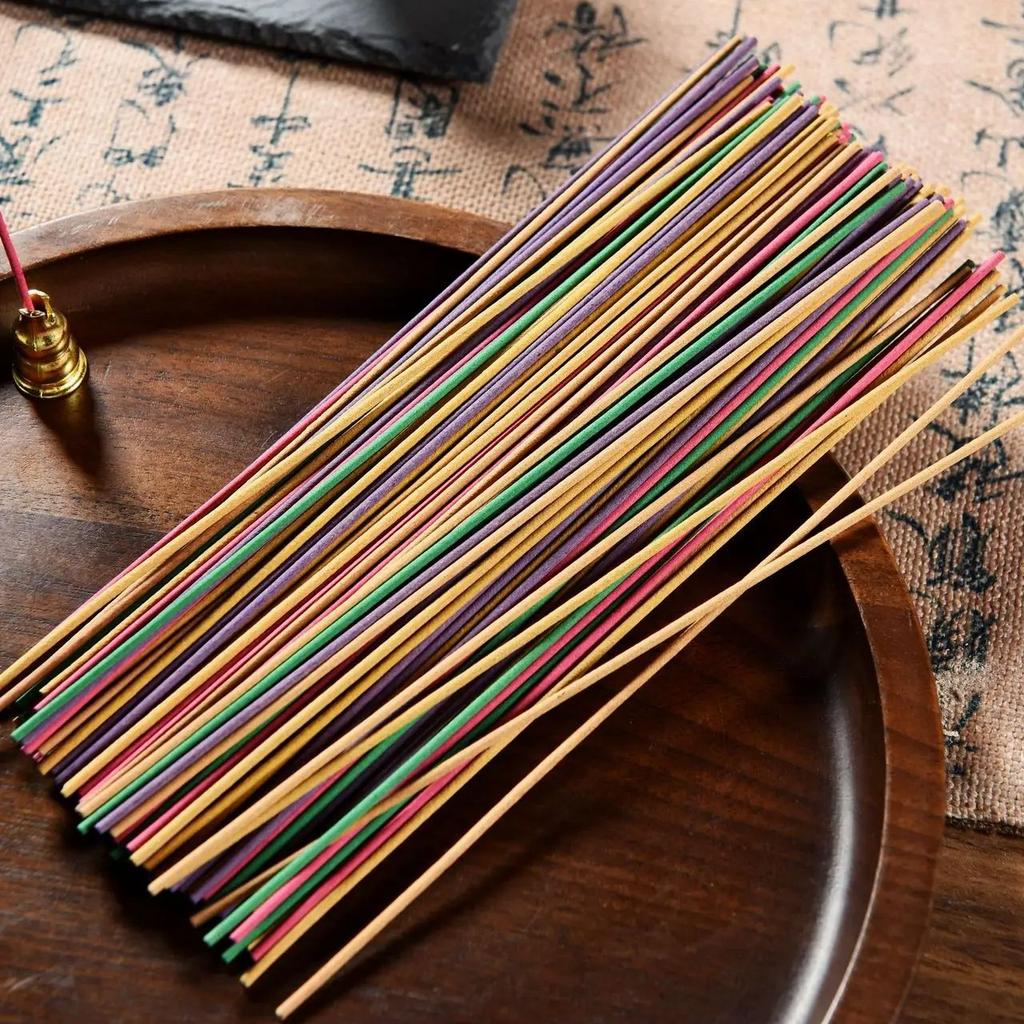 120Pcs/box Natural Incense Stick Handmade Aromatherapy Sticks Sandalwood Lavender Scented Meditation Household Bedroom Incenses