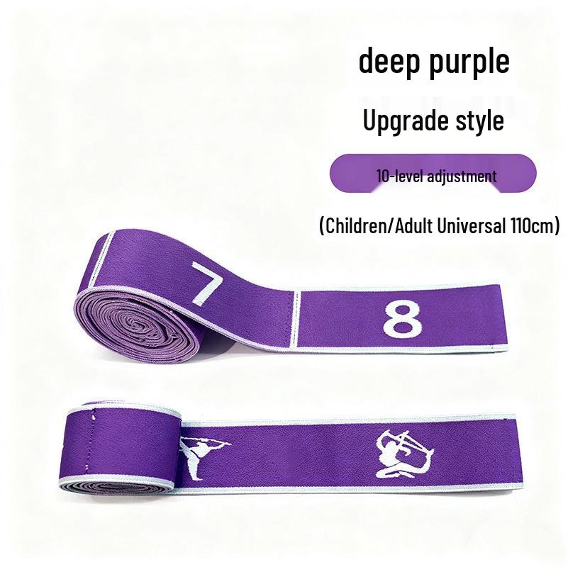 Kids' 8-Grid Stretch Band: Dance & Yoga Elastic Resistance Band