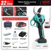 32mm Borstelloze Elektrische Snoeischaar 4 Versnellingen Draadloos Oplaadbaar Fruitboom Bonsai Snoeischaar Cutter Voor Makita 18V Batterij