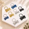 Stainless Steel Mirror-Finish Dog Bone Keychain Pendant and Pet Tag