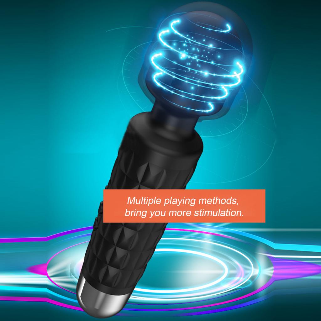 Female Masturbation Vibrator Massage Stick Skin-friendly Silicone Heating Function