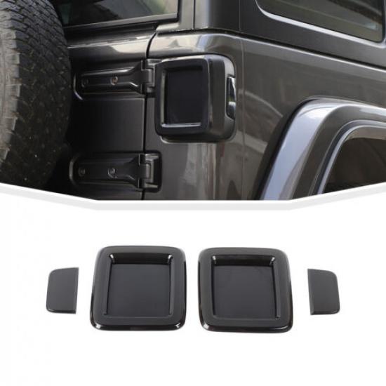 Rökt Svart Bakre Bakljus Cover Trimskydd För Jeep Wrangler JL 18+ Exteriör