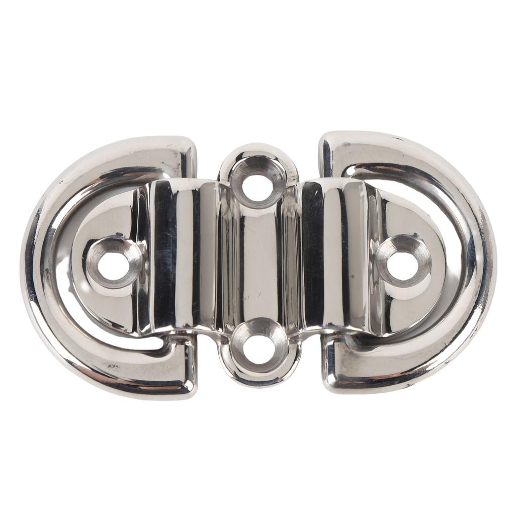 Boat D Type Connector 316 Stainless Steel Strong Load Bearing Multifunctional Boat Ring Connector Hook for Marine Yacht