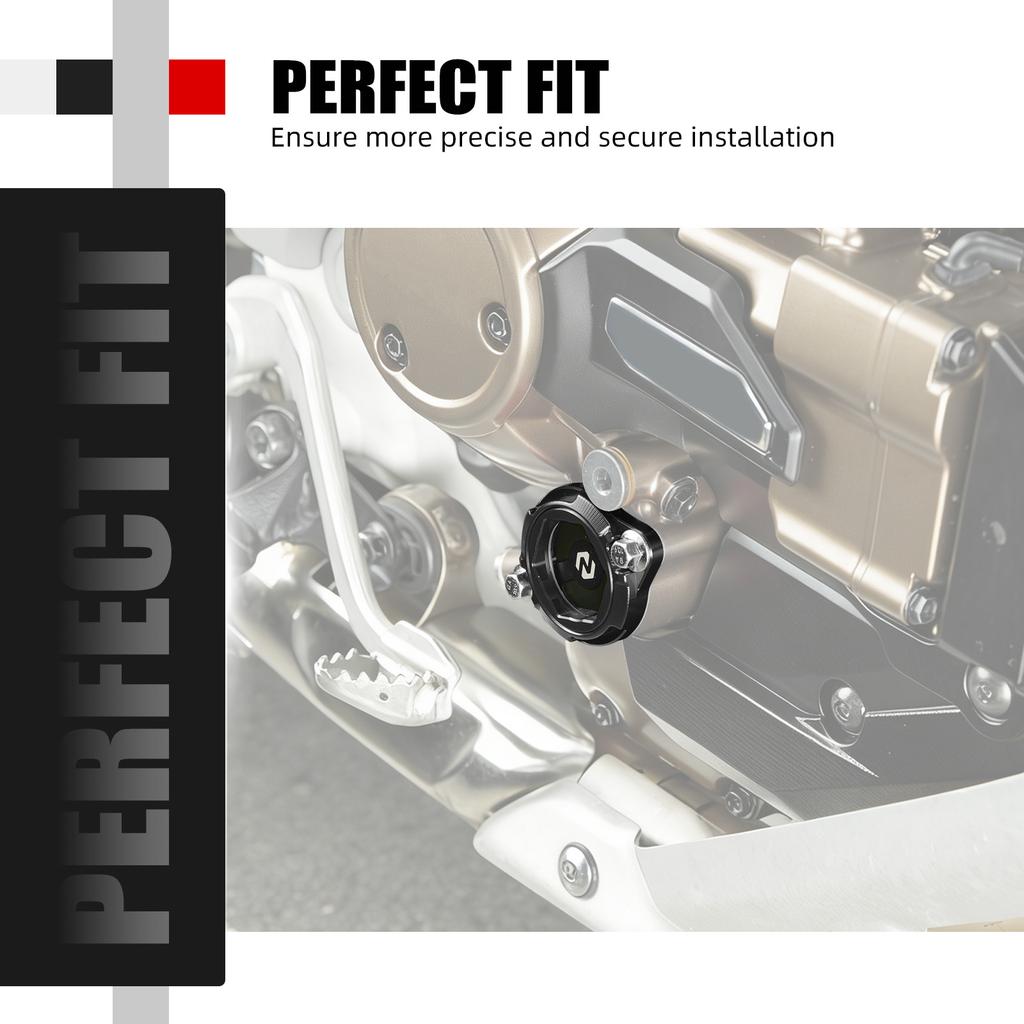 Motorcycle Transparent Oil Filter Cap Cover for Honda CRF1100L Africa Twin DCT 2020-2026 CRF1000L Africa Twin DCT 2016-2019