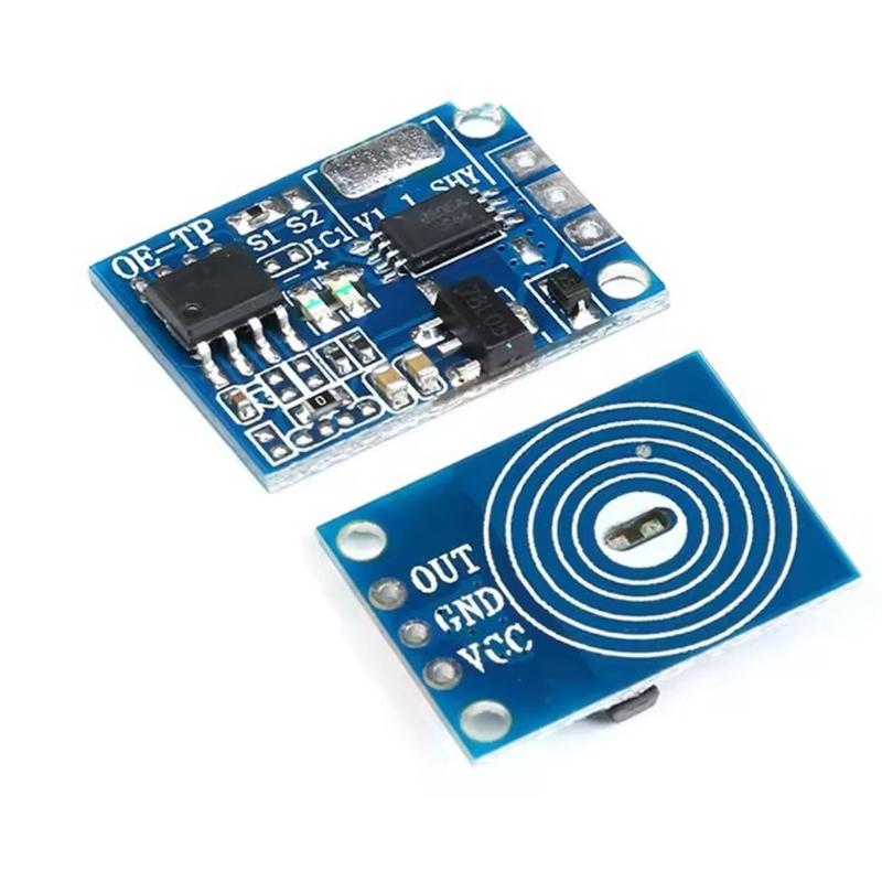 Digital Capacitor Touch Sensors Switching Board Supports 5V To 20V Input For LED Light Stepless Dimming Applications