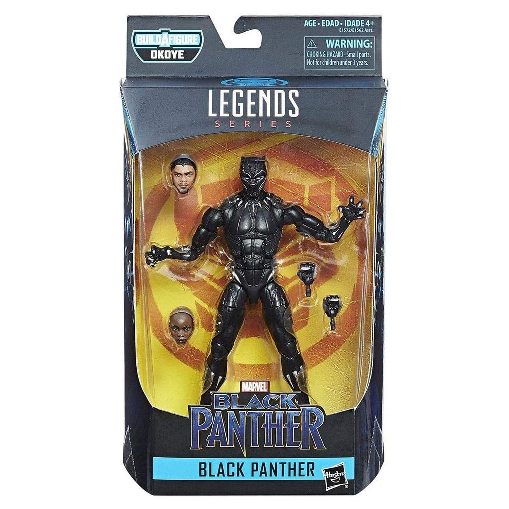 Pantera Negra Hasbro Marvel Legends Figura de Acción de 6 pulgadas Serie Okoye Pantera Negra PANTERA NEGRA 2018 MARVEL LEGENDS 6 pulgadas SERIE OKOYE PANTERA NEGRA