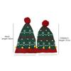 1/2 Pezzi Cappello a Berretto Lavorato a Maglia di Natale con Morbido Pompon Fantasie Natalizie Per Feste di Natale Eventi Invernali Riunioni Familiari