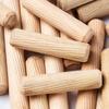 100Pcs Woodworking Dowel Craft Dowel Pin Rod Set Furniture Fitting Dowel Pin Wooden Cabinet Drawer Round Fluted Wood