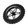 2.5‑10in Rear Wheel Steel Alloy Replacement for Mini Pocket Bike Motorcycle Black