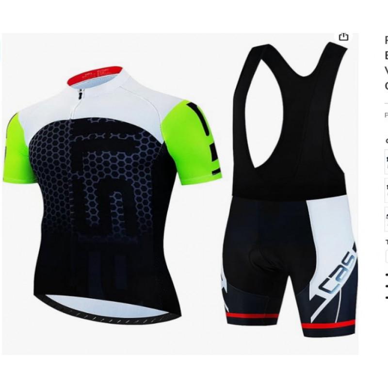 Men Women Cycling Jersey Set Short Sleeve Quick Dry Breathable Road Mountain Bike Apparel