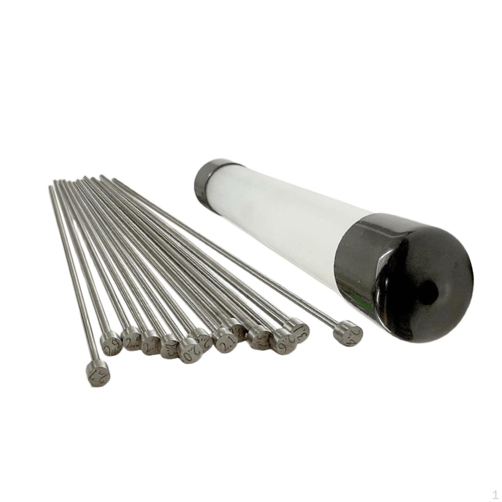 

13x Инструменты для ремонта духовых инструментов Ключ Трубка Выпрямление Стержень Сердечник Износостойкое Обслуживание