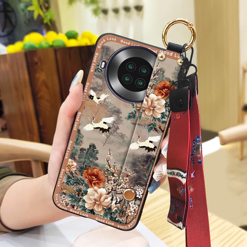 Für Mama Handschlaufe Handyhülle Für Cubot Note20 Schutz Staubdicht Rückseite Abdeckung Ring Ältere Dame Ständer Stoßfest