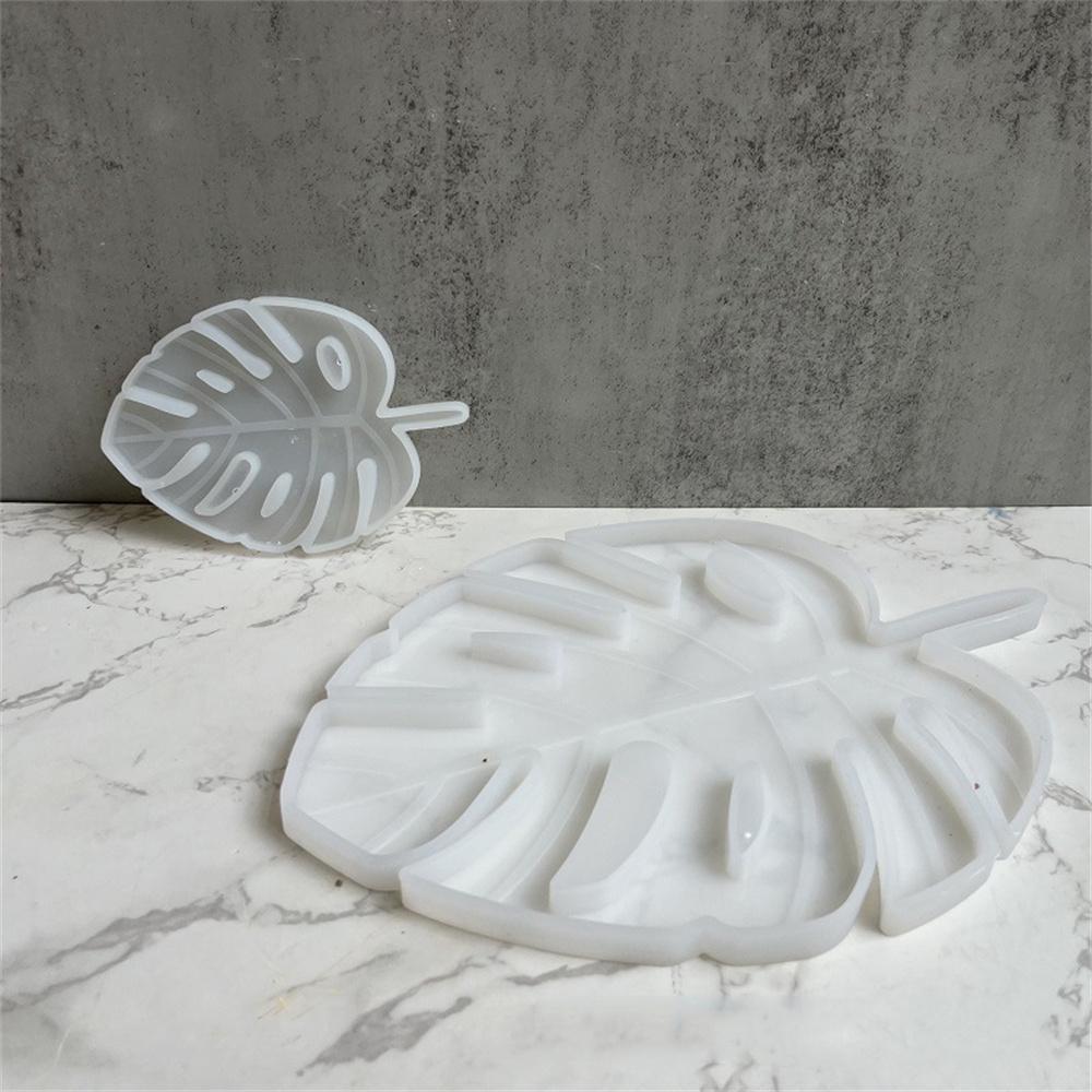 Ginkgo Leaf Storage Tray Mold Leaf-shaped Gypsum Mold Leaf Mirror Storage Box Mold DIY For Gift Giving Home Decor Jewelry Making
