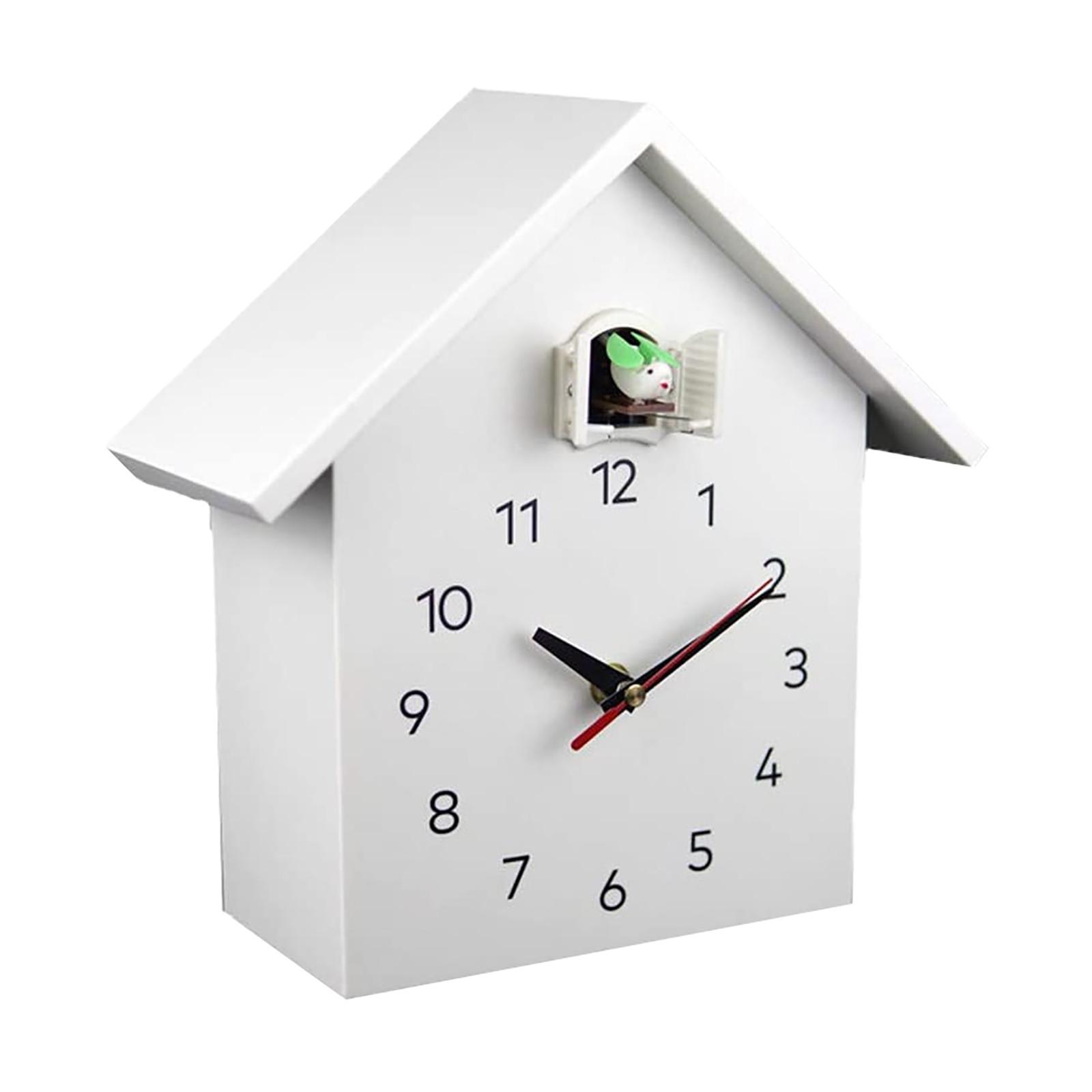 Large Cuckoo Clock,Cuckoo Clock -  Birdhouse, Minimalist Modern Desig One Size