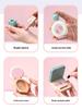 Korean-Style Wooden Makeup Toy Set for Girls: Colorful Eyeshadow, Powder, Lipstick & Perfume