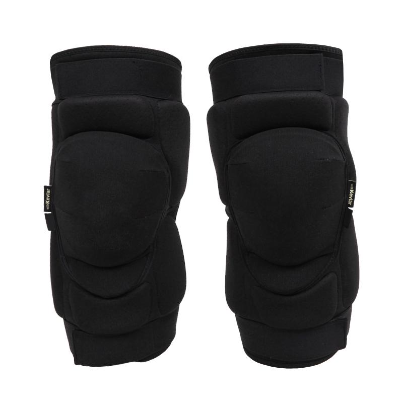 

Downhill Mountain Bike Motorcycle Bicycle Knee Pads Motocross Racing Rider Knee Brace Protective Safety Gear For Snow Ski Sports S чёрный