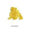 2mg Pure Gold Beckoning Cat Phone Sticker - Good Luck Gift