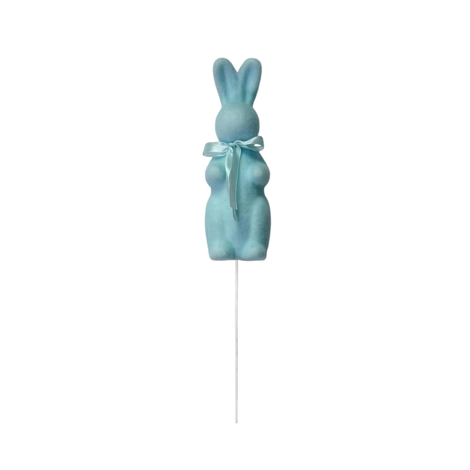 

Simulated Short-Pile Moss Easter Bow Bunny Home Decoration For Gardens And Patios. One Size синий