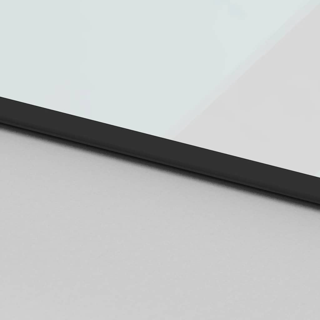 Vidaxl Drzwi Przesuwne, Czarne, 76X205 Cm, Szkło Hartowane, Aluminium