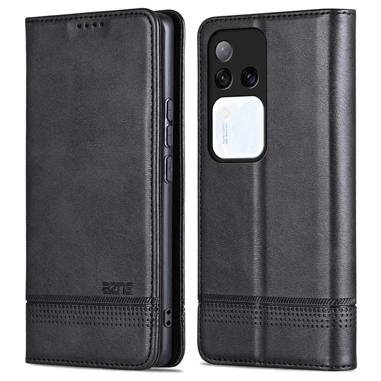 

AZNS For vivo S18 Pro 5G Magnetic Case Leather Wallet Stand Phone Cover