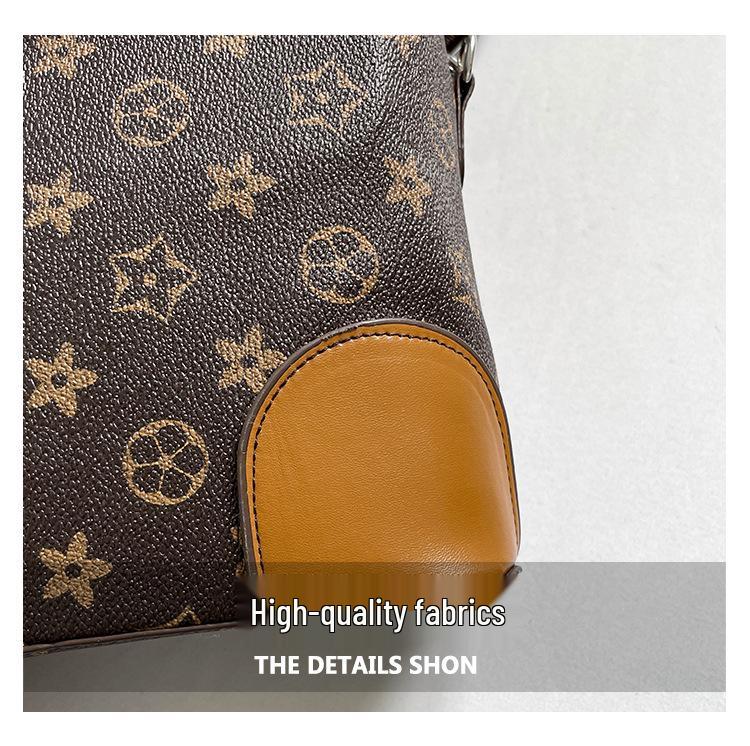 Women's 2025 Retro Bucket Bag: Versatile Vintage Handbag & Single Shoulder Crossbody with Classic Floral Design