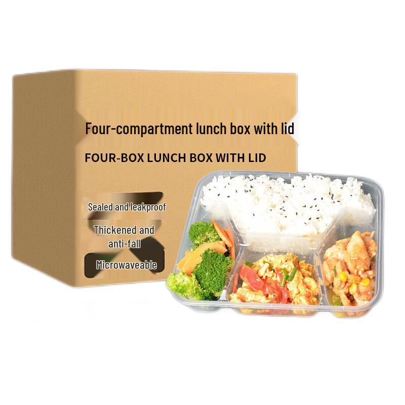 Disposable Plastic Lunch Boxes with Lids