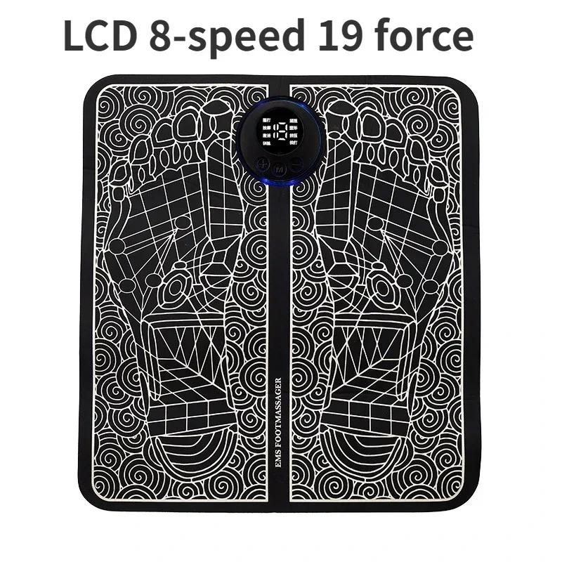 Electric EMS Foot Massager Pad Electrical Muscle Stimulation Foot Massager USB Charging Portable Foldable Massage Mat