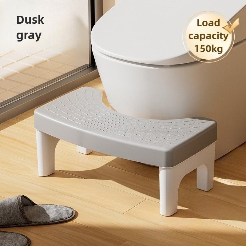 

Household Bathroom Heightening Hand-washing Footstool, Bathroom Thickened Non-slip Children s Stepping Stool серый