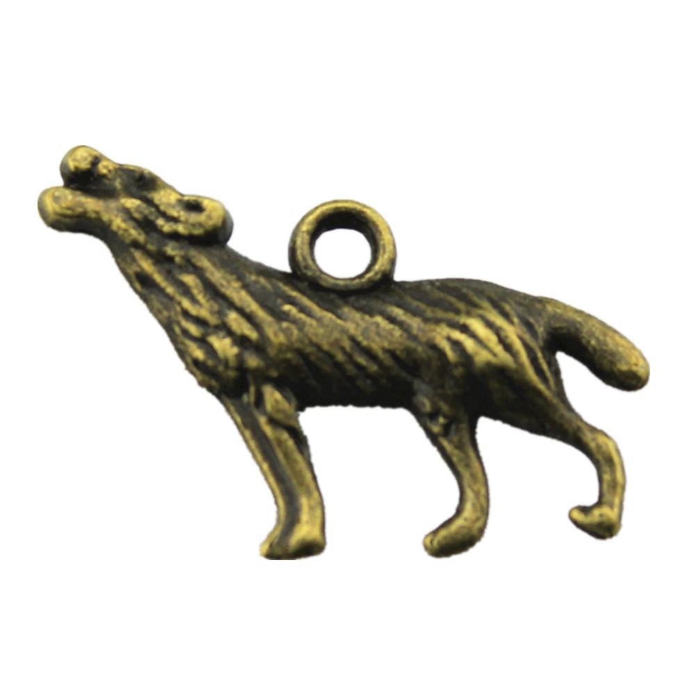 Retro Leopard Charms Metal Animal Pendants For Jewelry Making Handmade Supplies
