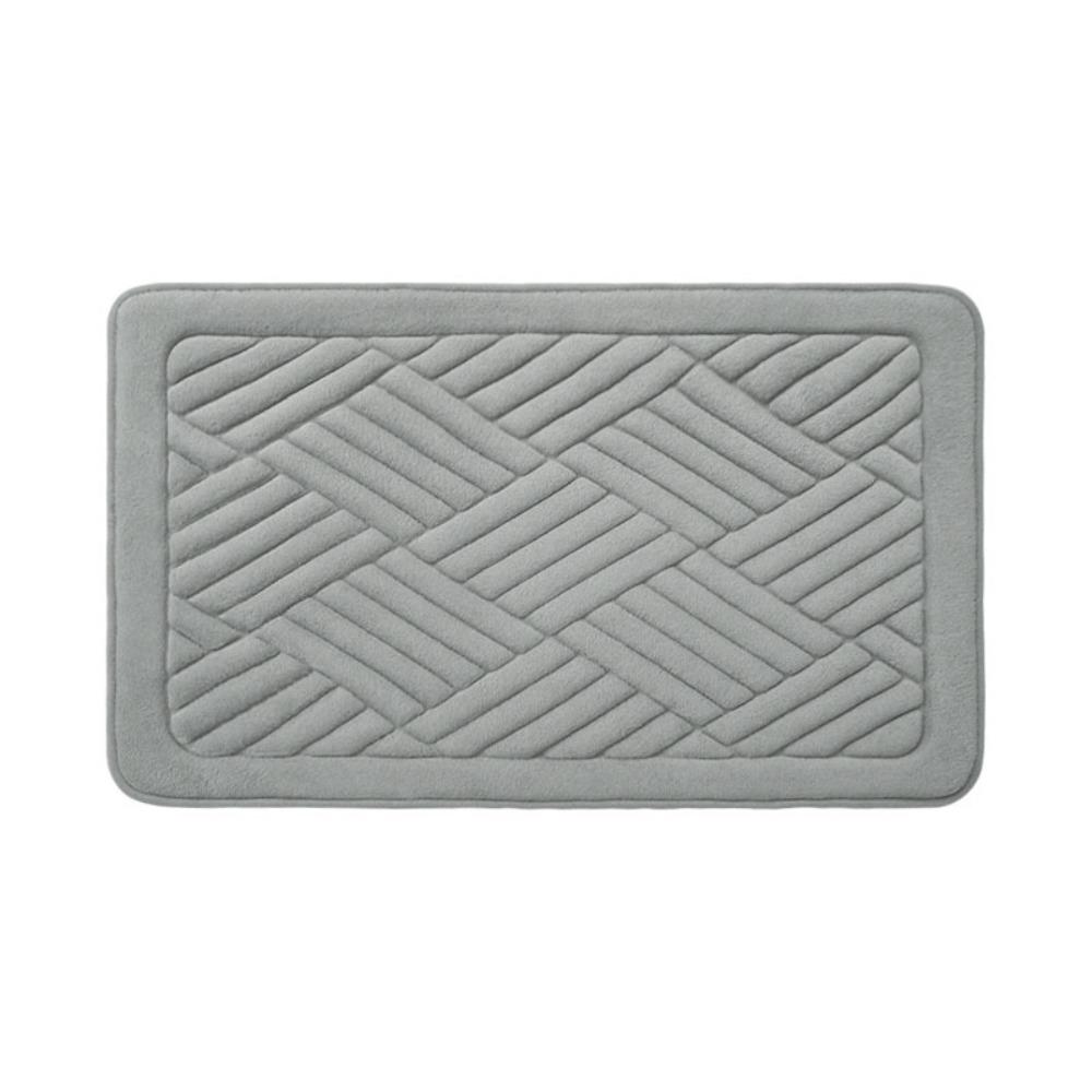 Schwamm Badezimmer Kaschmir Verdickungsmatte Bad Rutschfeste Teppiche In Waschbecken Badewanne Boden Teppich Duschraum Fußmatte Memory-Schaum 3D-Pad