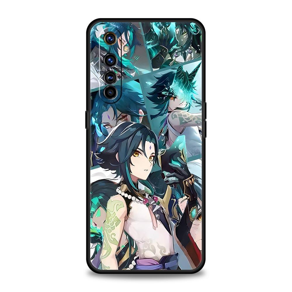 For Realme GT Neo 2 3 3T 5 Phone Case 12 11 5G 10 9 8 5G 7 6 GT5 GT3 GT2 Pro Plus C21 C11 C25 Cover Genshin Impact  Alhaitham