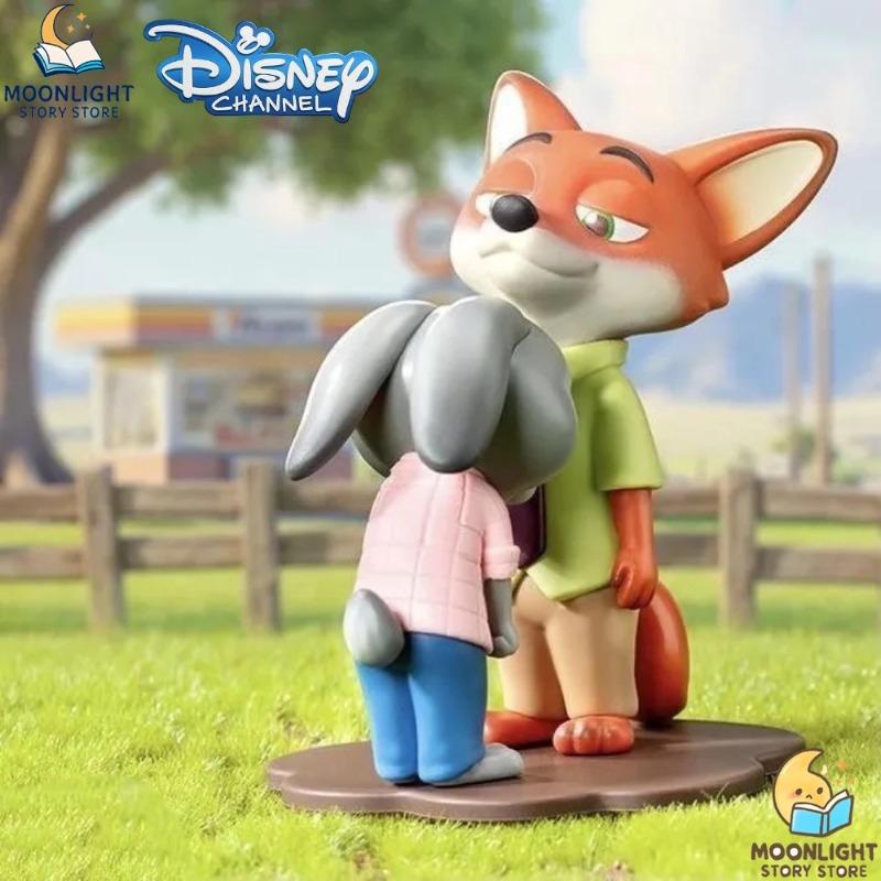 Zootopia 2 Disney Film Merch Judy Nick Desktop-Dekorationen Niedliche Cartoon-Tier-Ornamente für Zuhause Büro Zimmer Geschenk für Kind Fan