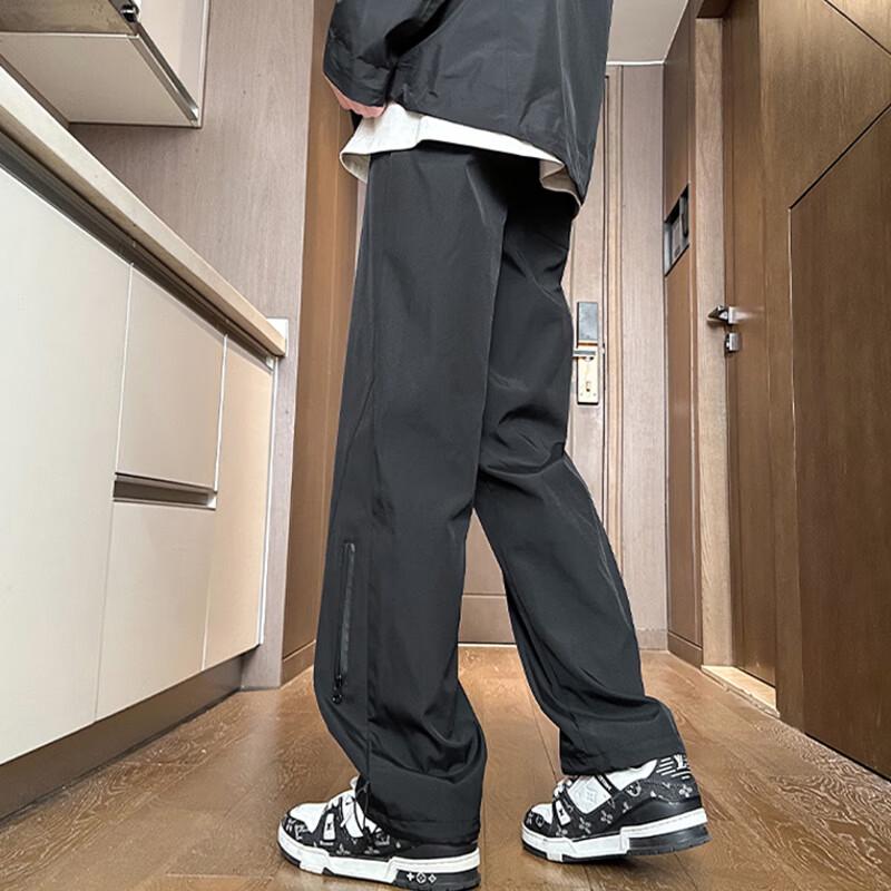 NASA MARVEL Men's Loose Cargo Straight-Leg Casual Pants