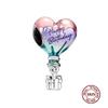 Charms camaleonte adatti a braccialetti originali alla moda in argento 925 con zircone, perlina a forma di polpo e tartaruga, ciondolo a forma di farfalla e lucciola, fai da te per realizzare gioielli