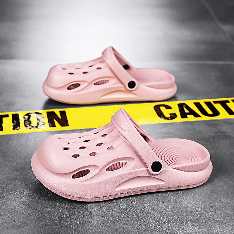 

Children s slippers non-slip children s summer new boys and girls cartoon indoor baby hole shoes home cool slippers 33-34 (inner length 22cm)