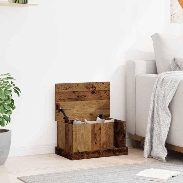 VidaXL Storage Boxes Old Wood 30x50x28 Cm Engineered Wood 857159