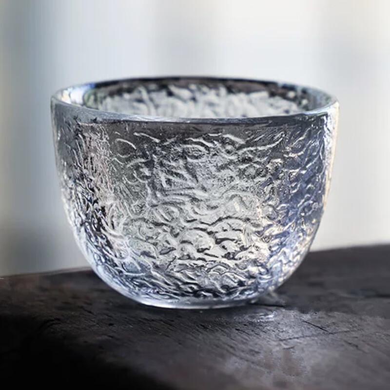 Shangqi Hammered Glass Kung Fu Tea Cups (Set of 2)