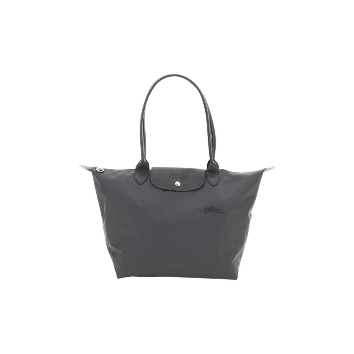 

Longchamp Le Pliage Embossed Logo Print Nylon Tote Shoulder Bag Women bags Gray L1899919P661 Basic Set (Bag)