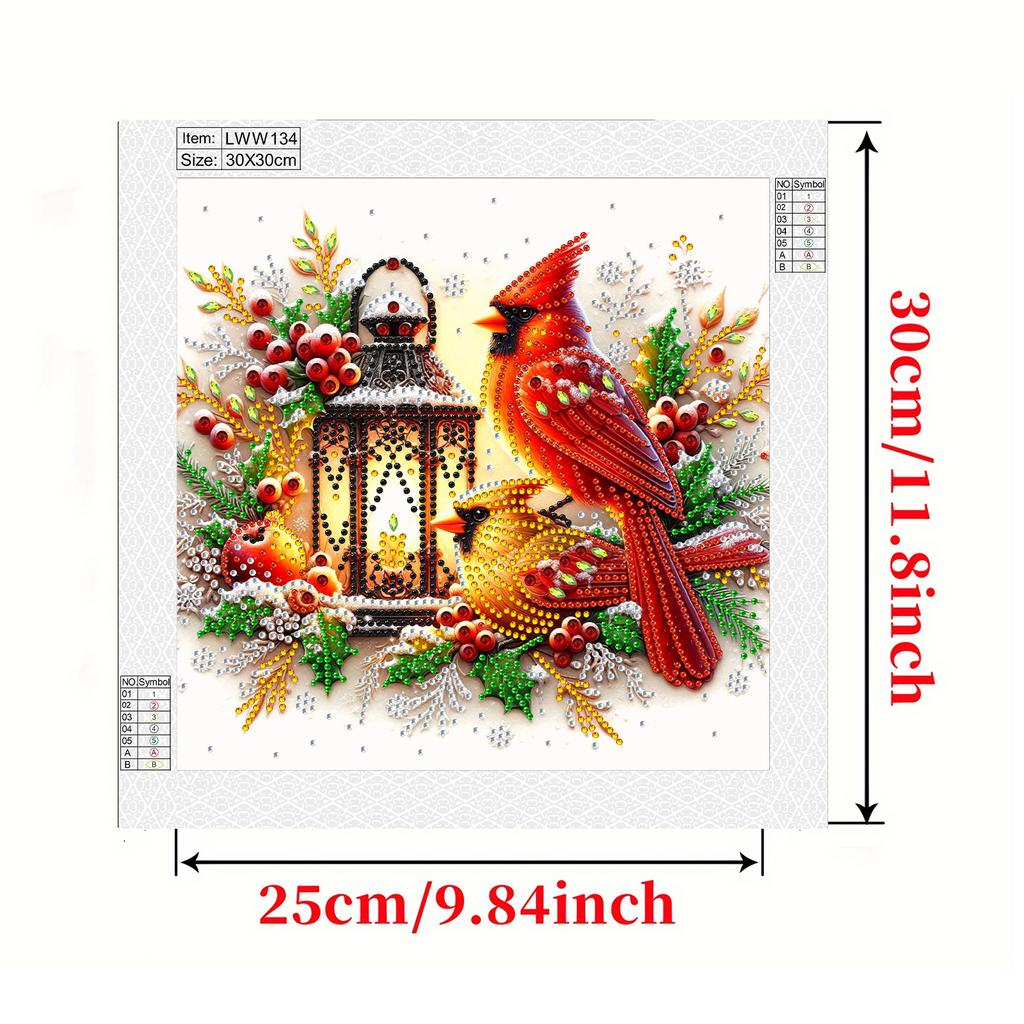 Animal Special Shaped 5D DIY Partial Drill Diamond Painting Kits for Adults Home Wall Decor Diamond Dots Paintings 30X30CM