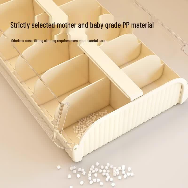 Stackable Transparent Drawer Organizer for Underwear