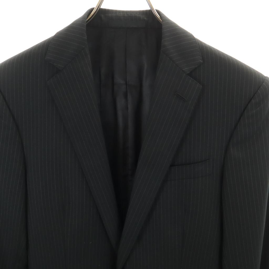Ralph Lauren Striped Pattern Tailored Jacket 36 Black Men's Used