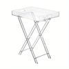 Acrylic folding table Portable folding coffee table Internet celebrity transparent coffee table Simple bedside storage tray